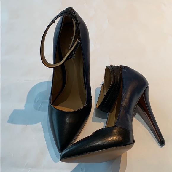 Coach navy & black heels! - Picture 2 of 3